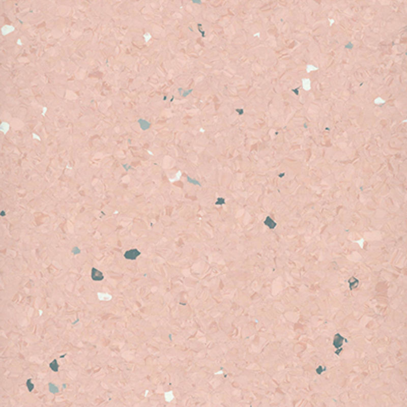 Lantai homogen warna tepu rendah