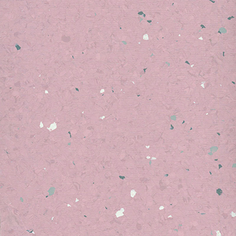 Lantai homogen warna tepu rendah