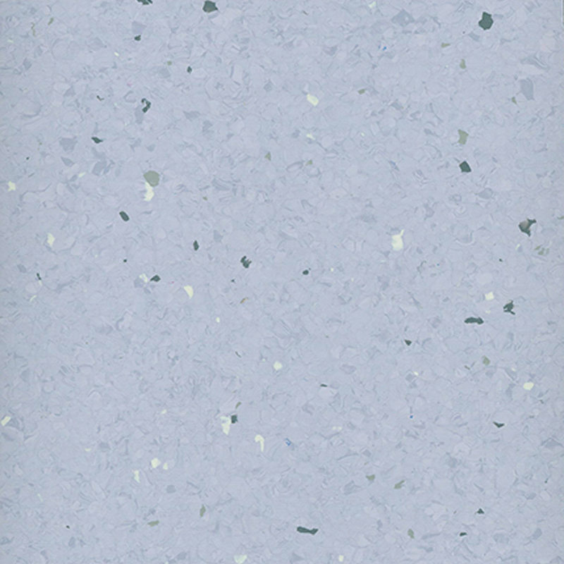 Lantai homogen warna tepu rendah