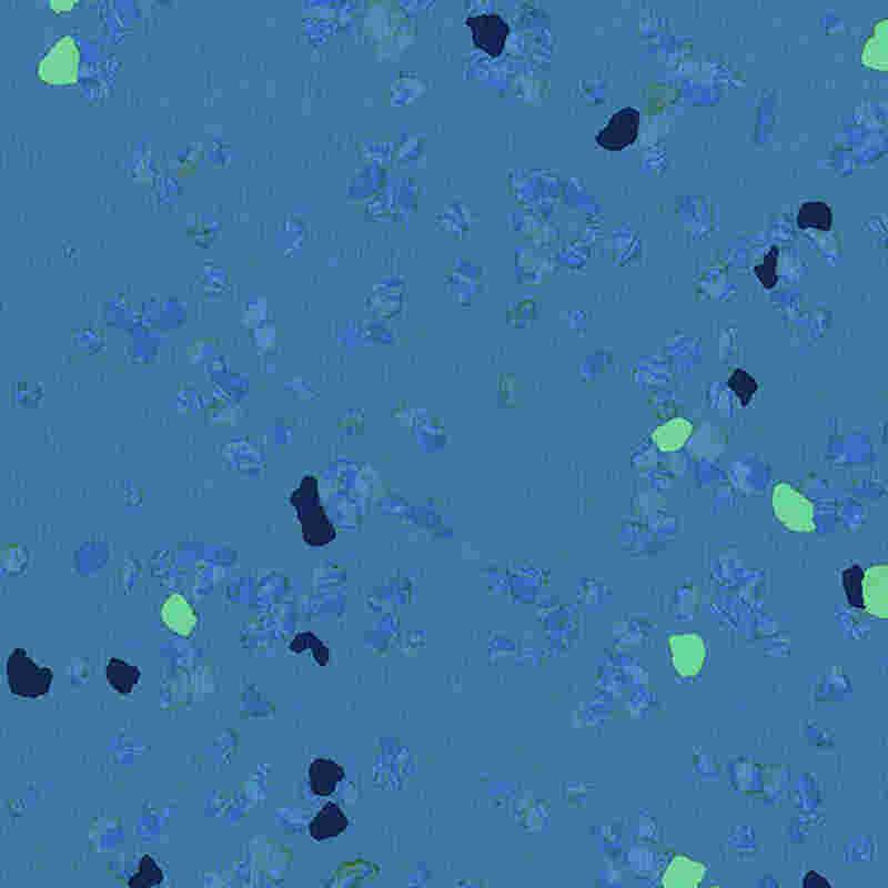 Lantai getah kalis calar & keanjalan tinggi